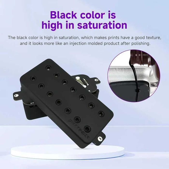 Чисто нова запечатана оригинална 3D смола RESIONE K Tough ABS-Like (Черна, 1 кг)