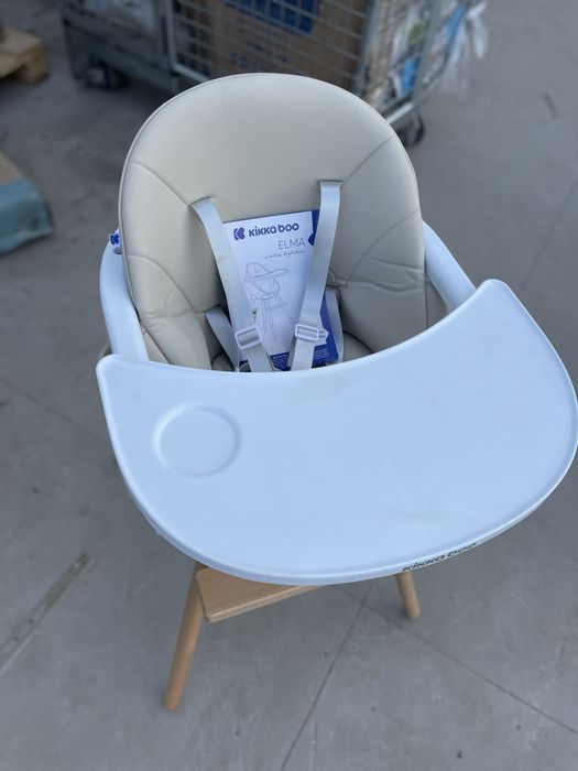 Scaun de masa KikkaBoo Elma 2in1 Roz