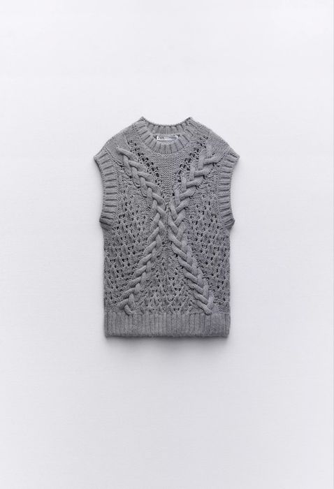 Плетено елече Зара