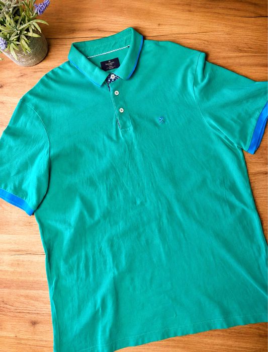 Hackett London Polo XXL Slim Fit Verde Mentă | Bumbac Premium | Casual Elegant