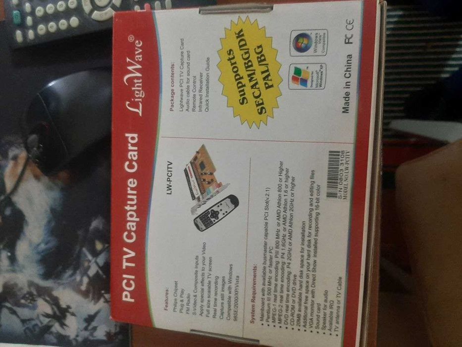 для видео захвата    pci TV Capture card