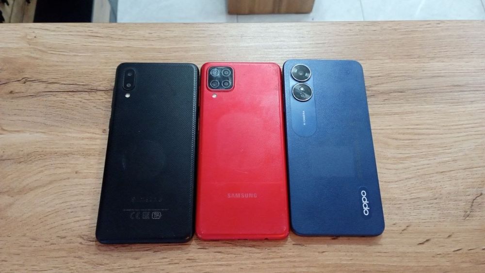 Telefonlar sotiladi samsung A12, samsung A02 va oppo A17