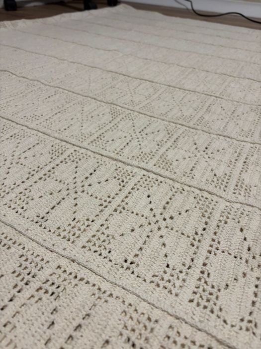 Cuvertura tip macrame