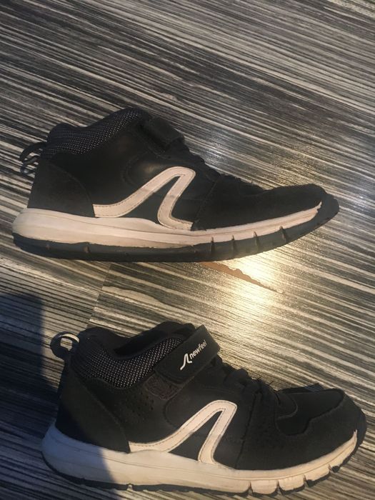 Детски обувки PROTECT 560, КОЖЕНИ, тъмносиньо/бяло NEWFEEL