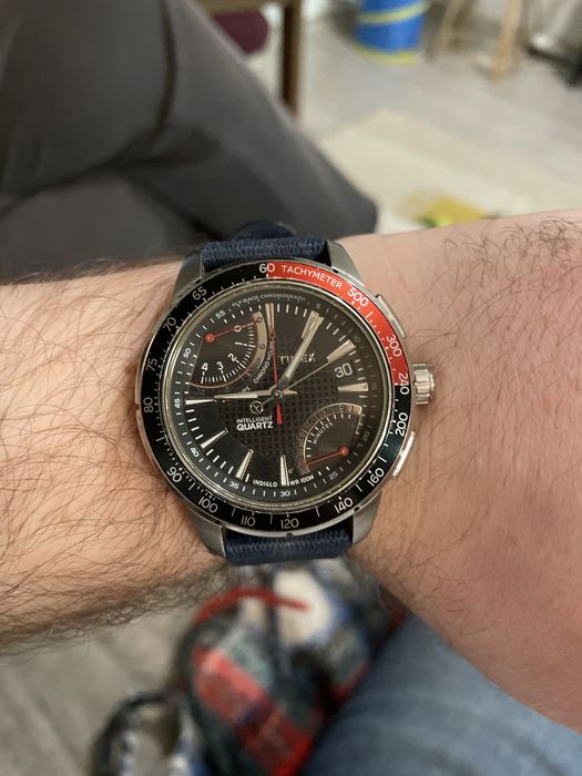 Timex Intelligent Quartz flyback chronometer