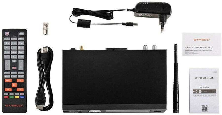 GTMedia V8 Turbo Pro2 H.265 наземен декодер и сателитен приемник
