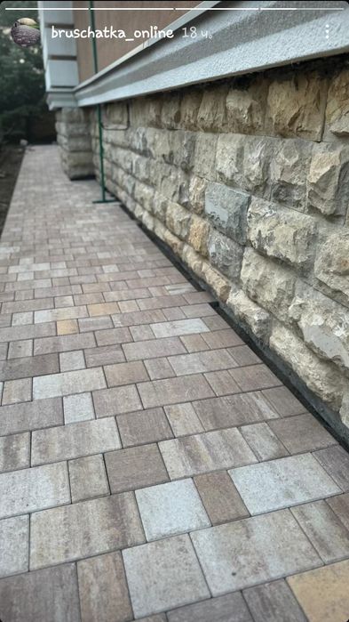 Укладка брусчатки