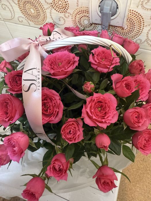 Букеты цветов роза