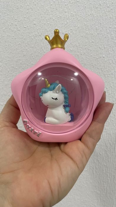 Светильник Единорог керамический детский