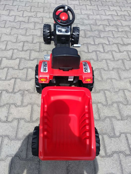 PILSAN Трактор с ремарке PLS-40 червен