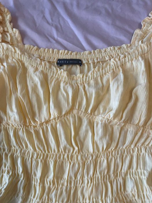 Блуза в жълто мохито 38