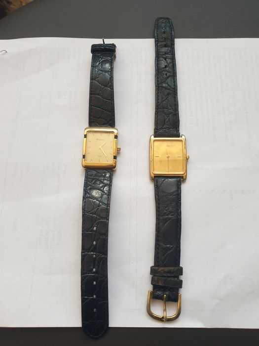 Ceas Seiko si Waterman placat aur .