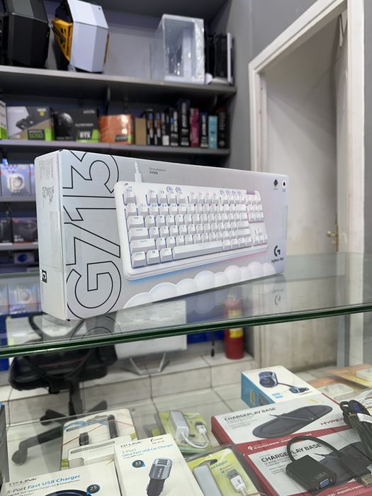 Logitech G713 Aurora TKL механическая клавиатура White Mist USB