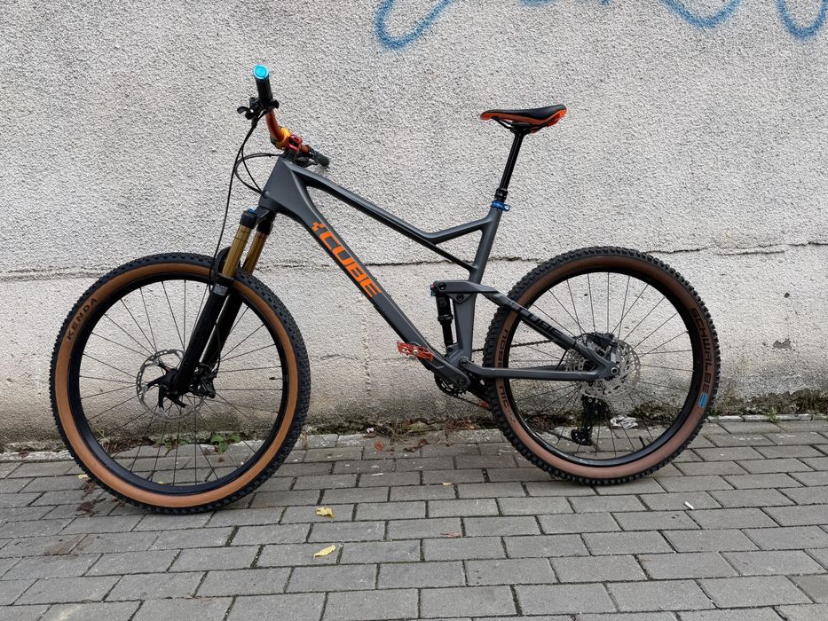 Bicicleta Cube Stereo Race 140R/Carbon/Mullet