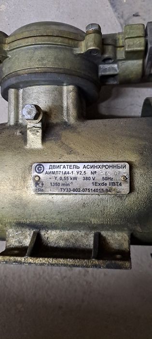 Двигатель асинхронный ТИП АИМЛ 
380 Вольт, 55