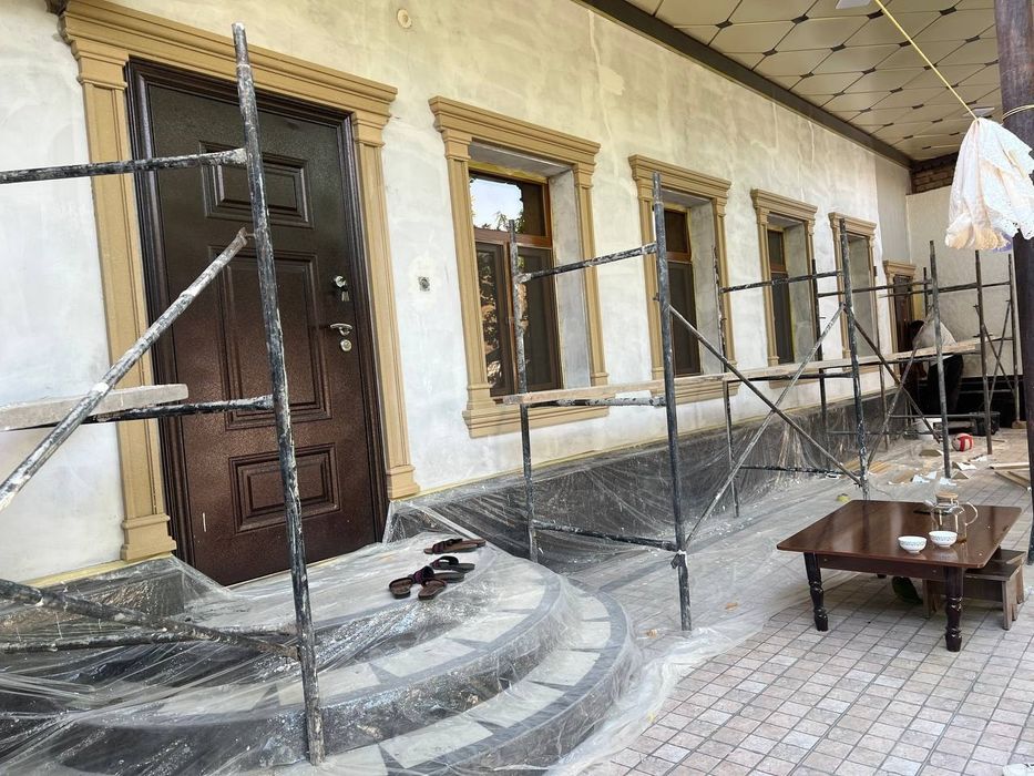 Жидкие травертин усталари