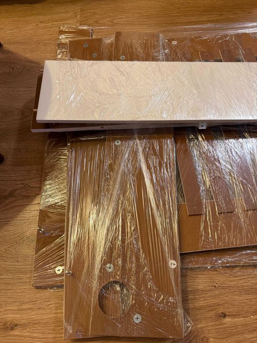 vidaXL Mască pentru calorifer, MDF, 172 cm, alb