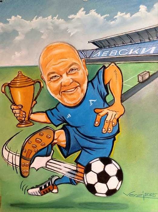 Ръчно рисувани карикатури по снимка