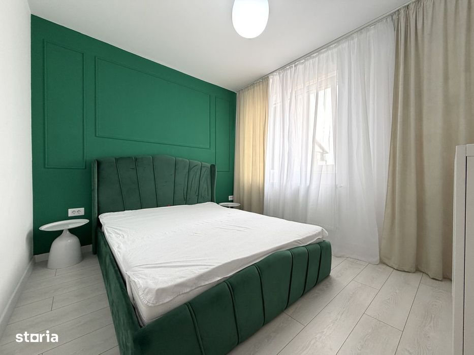 Apartament 2 camere, 40mp utili, etaj 2,  mobilat, bloc nou -  Giroc