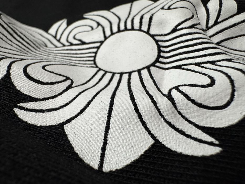 Chrome Hearts Horseshoe Floral Cross Sleeve Zip Up Hoodie