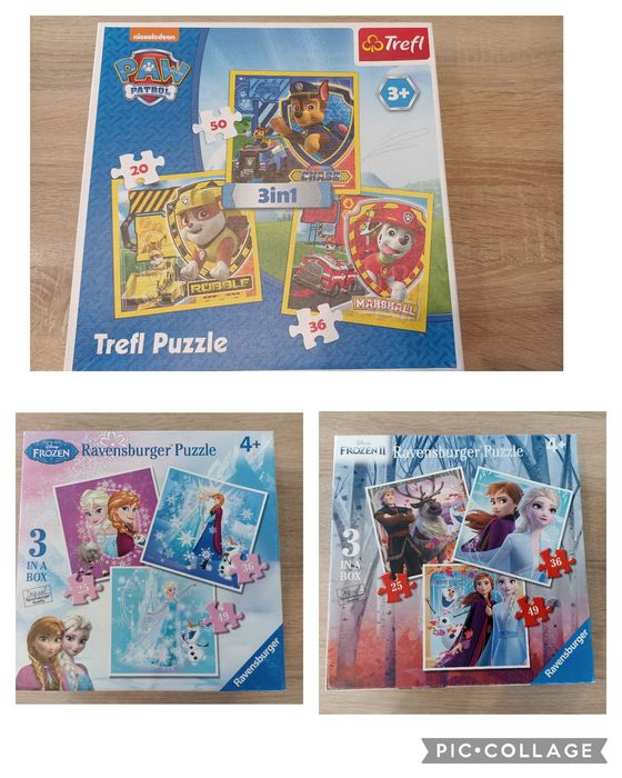 Пъзели  20 - 70 части