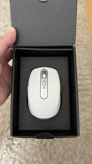 Mouse Wireless/Bluetooth Logitech MX Anywhere 3S, 8000 dpi, Pale Grey