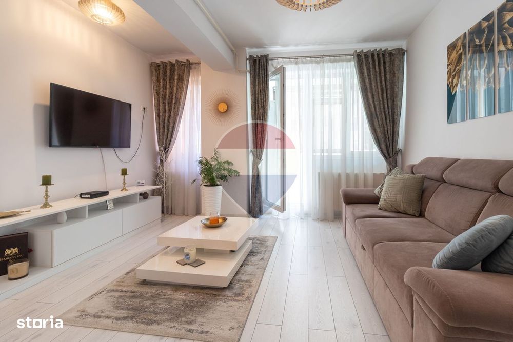 Vanzare 2 camere | Militari Residence | Living mare | Mobilat & utilat