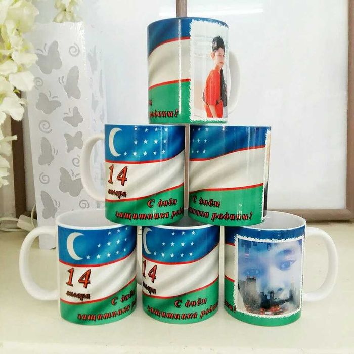 Печать фото на кружке, футболке, подушке, фотомазайка, пазл, визитки.