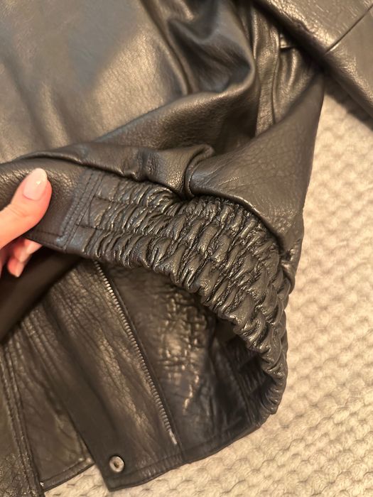Geacă bomber piele naturală oaie/Nouă