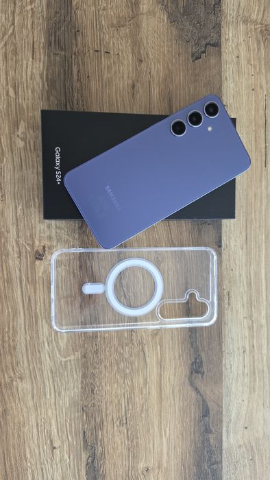 Samsung S24 Plus – stare foarte bună, complet + huse