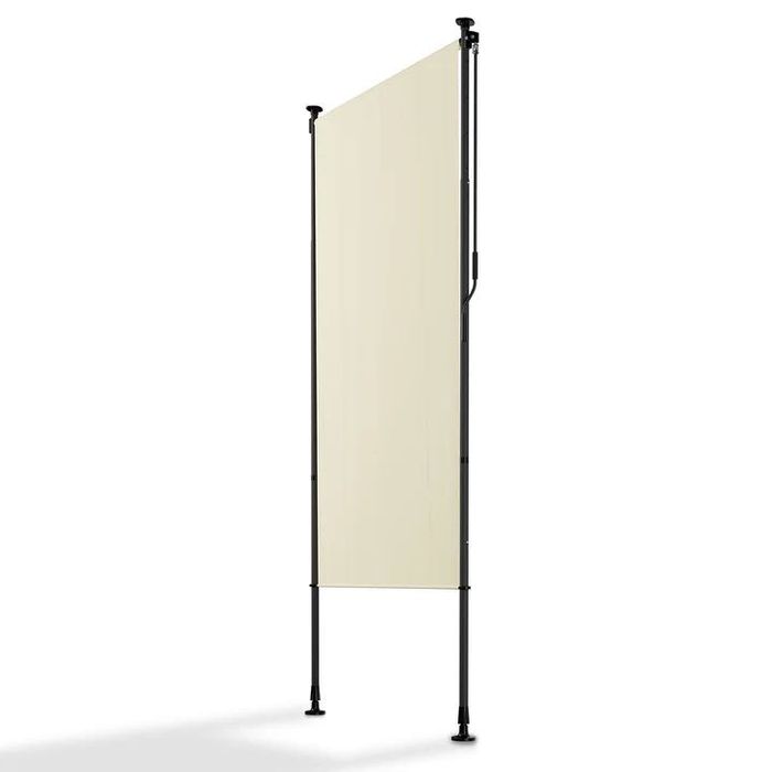 Jaluzea Verticală de Exterior Juskys "Barbados" 310 x 100cm (Protecție Soare, Vânt și Intimitate) - Bej