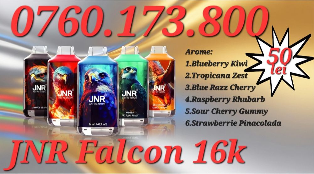 Narghilea / Vape-uri / Țigări electronice / E-shisha – JNR FALCON, 16k