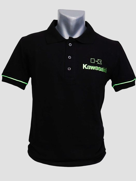 Къстъм Тениска с Яка Поло Yamaha Kawasaki KTM Suzuki Honda Ducati