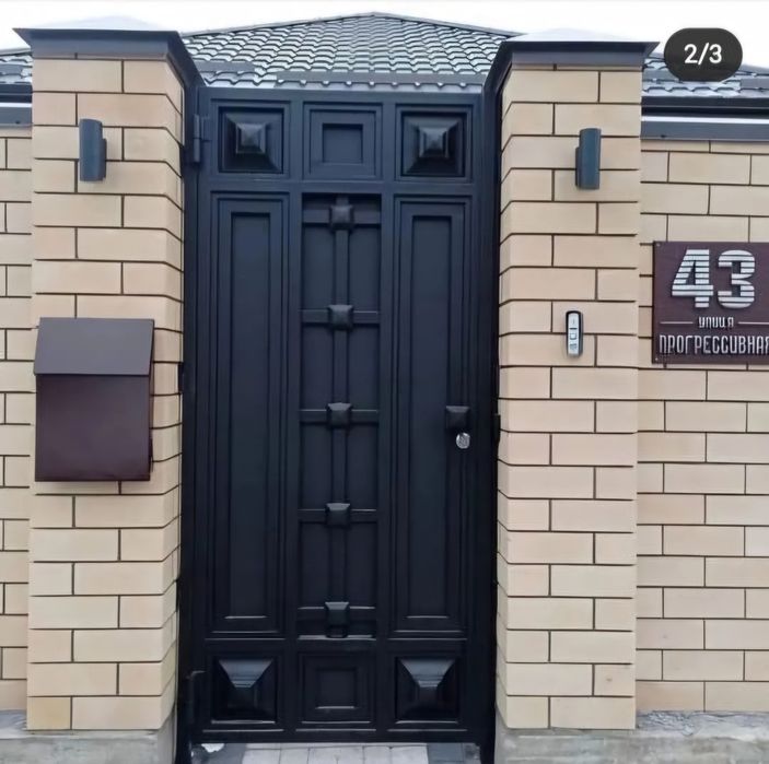 Ворота навес решетка перила лестница