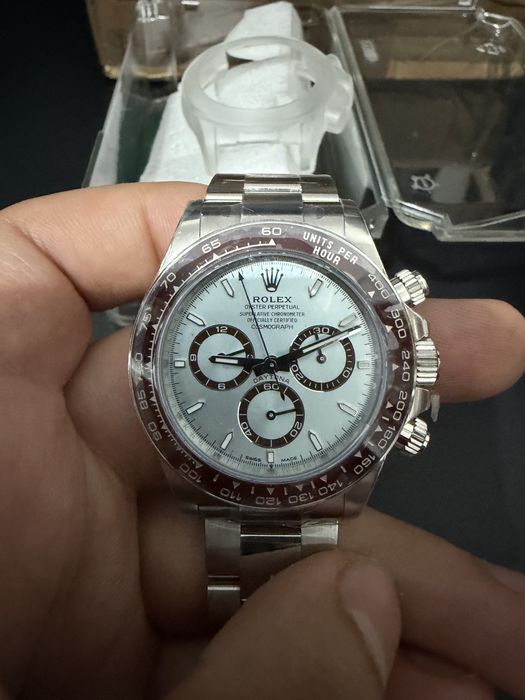 Ceas R. Daytona Platinum Ice Blue
