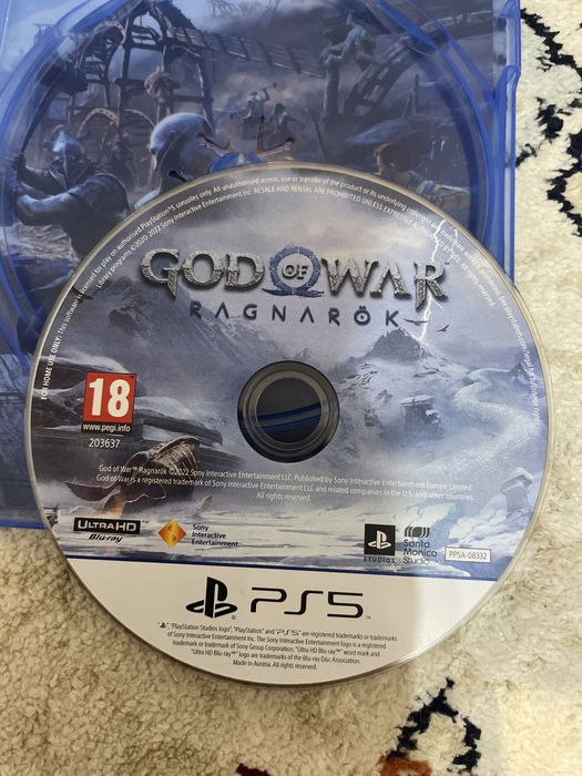 Диск для пс5 God of War