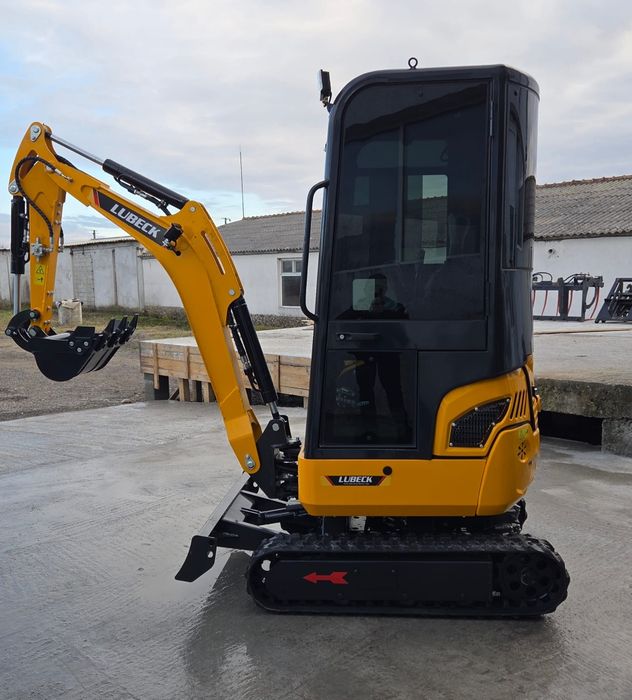 Miniexcavator Lubeck W169 Y CAB~ NOU~Motor YANMAR 3 cilindri~ Garantie 2 ani
