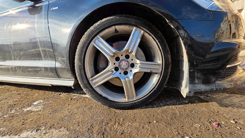Jante Originale Mercedes 18" + Anvelope Iarnă (E-Class, C-Class)
