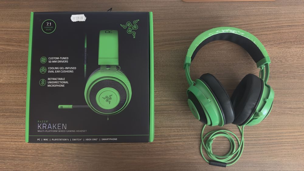 Razer Kraken Gaming Headset (Green)