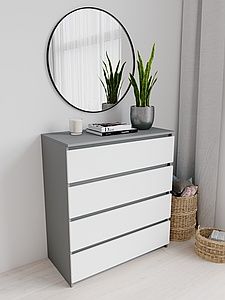 Комод без ручек.