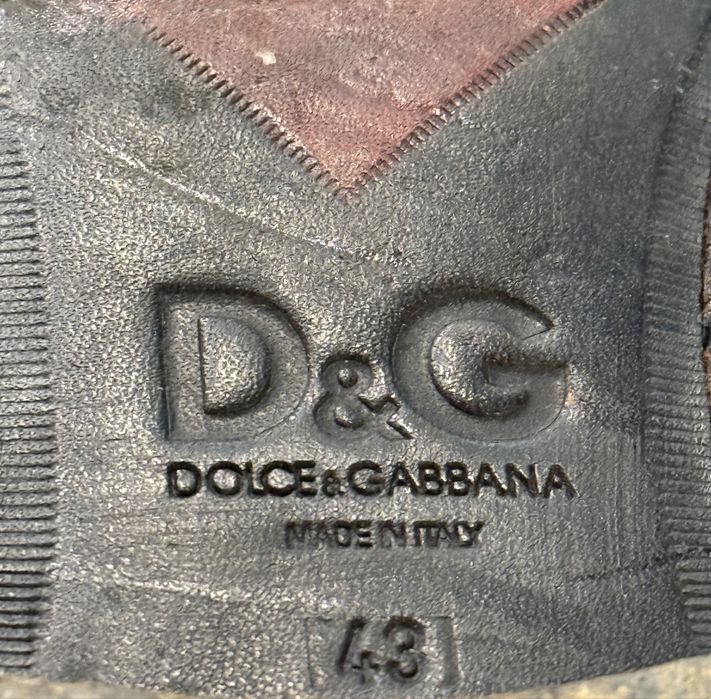 Dolce & Gabbana Туфли черные 43 размер