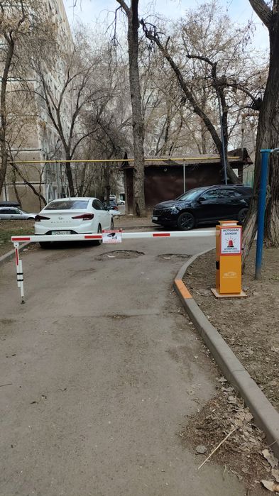 Шлагбаум с установкой