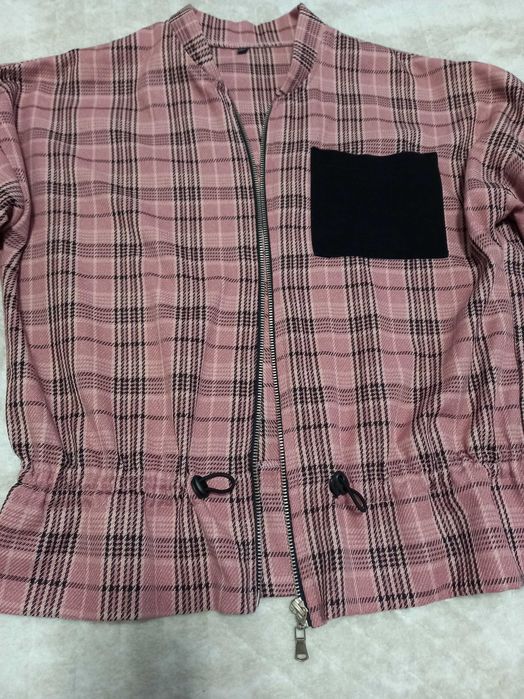 Дамски комплект с кариран десен