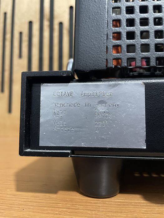 Vand / schimb amplificator final Octave 2300