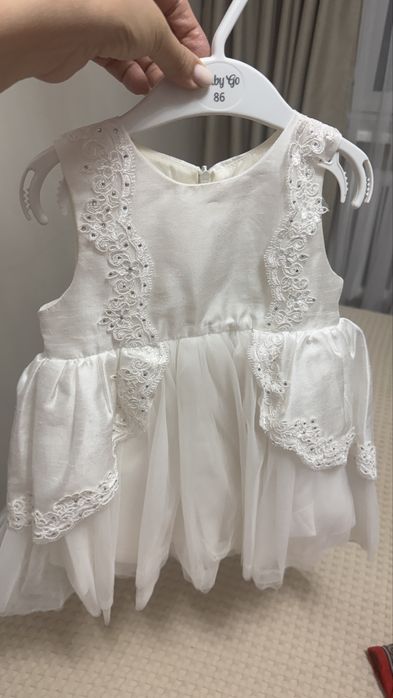 Платье белое детское для девочек