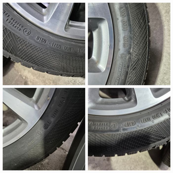 4бр. 225/55/17 Continental Winter Contact TS850P зимни гуми