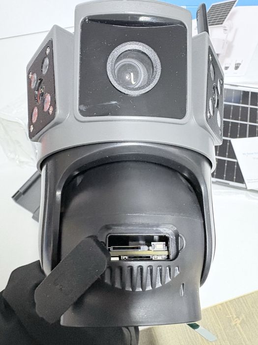 Camera de supraveghere 4G panou solar 6MP MicroSD 64Gb