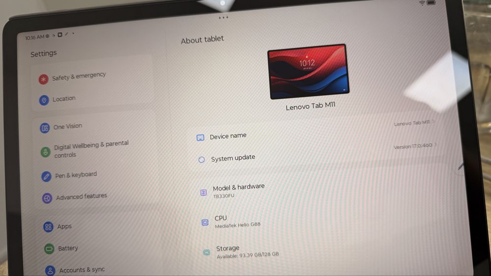Lenovo Tab M11 128GB + Tastatură + Stylus | Impecabilă