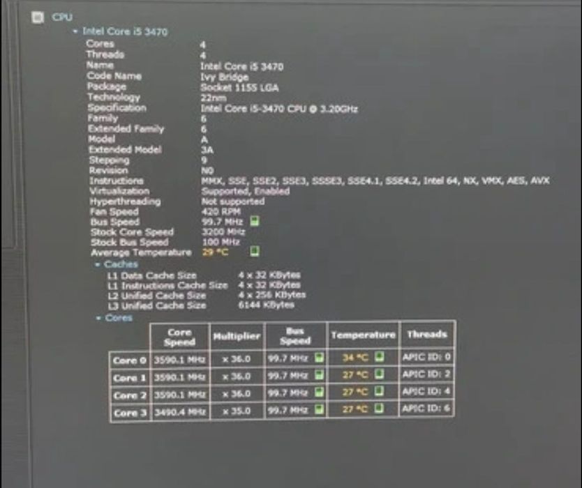 Procesor Intel i5-3470