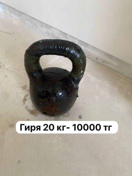 Гири, гантели и тренажер для пресса